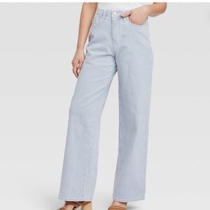 Universal Thread Light Blue 10 Long Women’s High-Rise Wide Leg Jeans